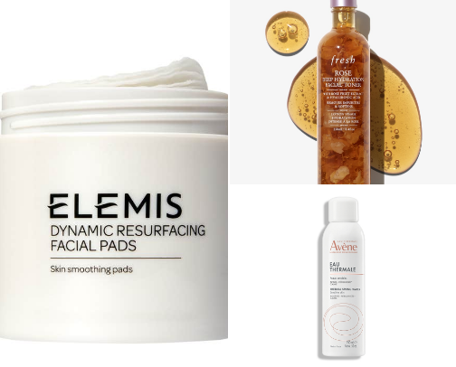 Morning skincare routine ✨ cover photo collage