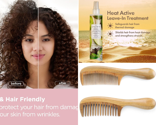 SPA DAY HAIR DAY cover photo collage