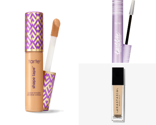 Makeup for Mature Skin That Doesn’t Settle or Cake (My Picks) items for mature skin recs cover photo collage