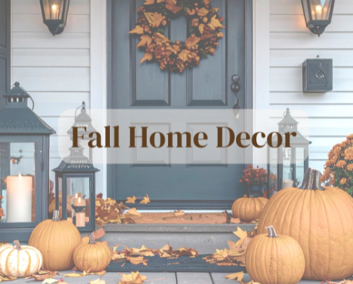 Fall Home Décor cover photo collage