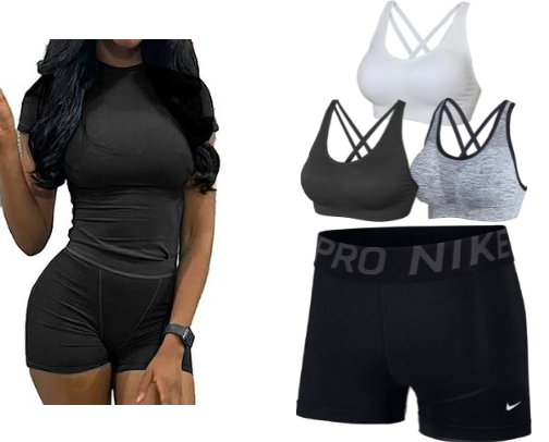 athletic/workout wear💪🏻 cover photo collage