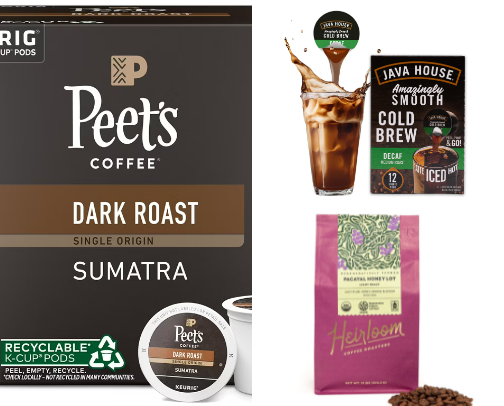 The Perfect Coffee for Your Daily. cover photo collage