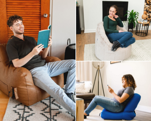 Best Dorm Bean Bag Chairs for Small Spaces and Student Comfort cover photo collage