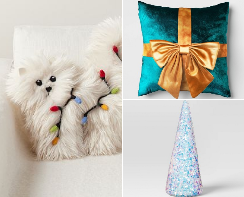 Kitschy Christmas Decor Finds cover photo collage