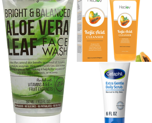 My Current Skin Care Products cover photo collage