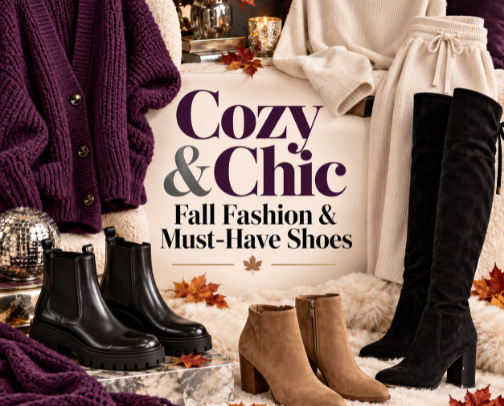 Cozy & Chic: Fall Fashion & Must-Have Shoes cover photo collage