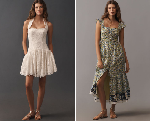 Prettiest Anthropologie Dresses for Summer 2026 cover photo collage