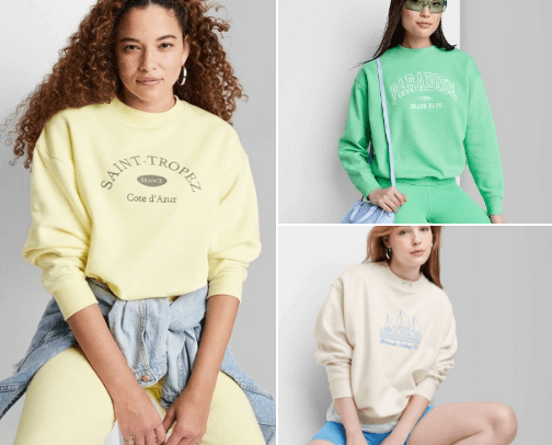 Preppy finds cover photo collage