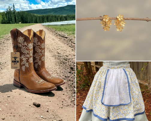 Pretty Things for Girlies Who Love Flowers.  (Gift Ideas!) cover photo collage