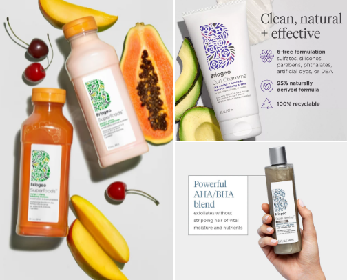 Sephora Clean Haircare Finds cover photo collage