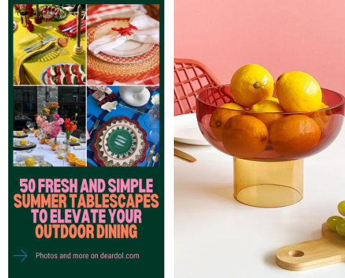 Fresh and Simple Summer Tablescapes cover photo collage