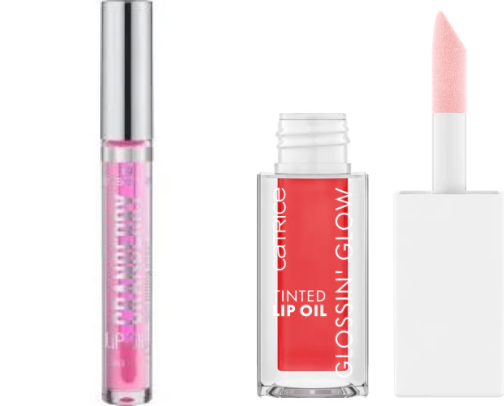 Lip oils cover photo collage