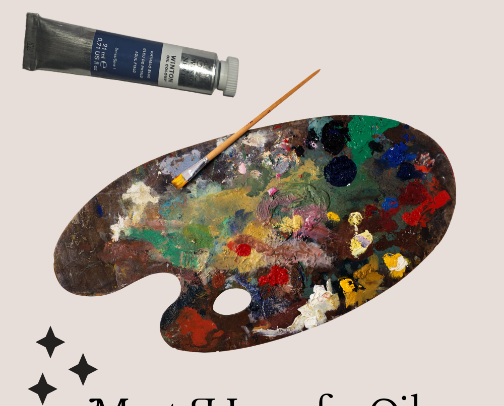 Essentials for Beginner Oil Painters cover photo collage