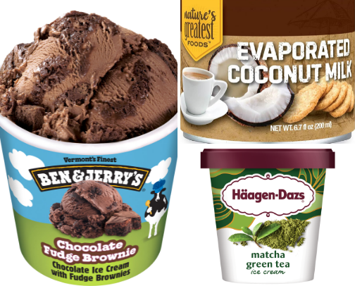 Ice cream cover photo collage