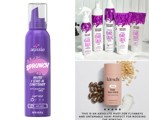 Hair Products for Curly Hair cover photo collage