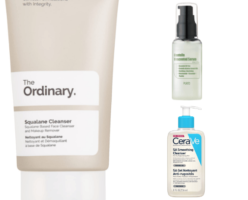 Skincare cover photo collage
