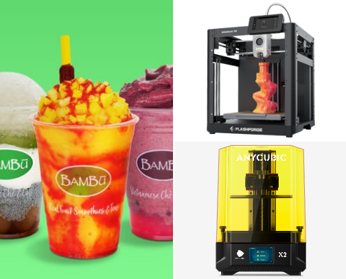 Hot off the 3d print bed cover photo collage