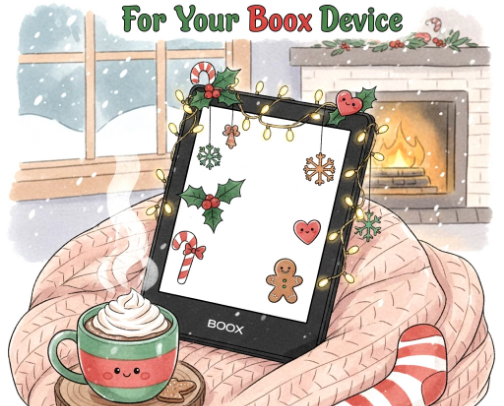 Adorable Christmas Accessories for Your Boox Device cover photo collage