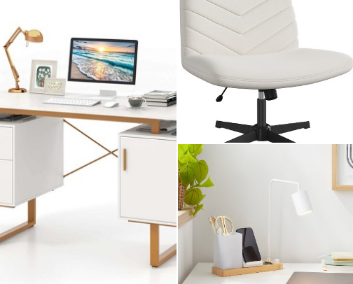 Aesthetic Home Office cover photo collage