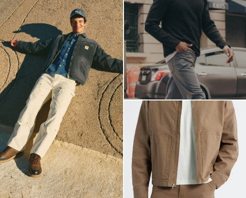 Men’s Clothes cover photo collage