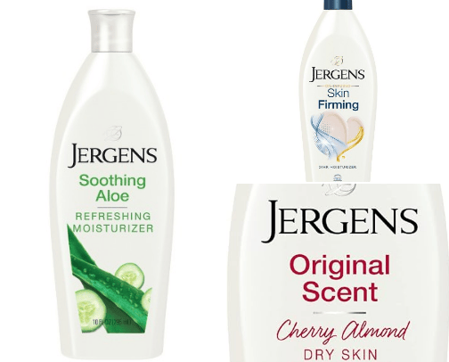 Effective body lotions and oils for glowing skin. cover photo collage