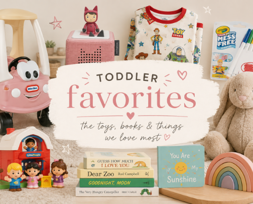 Mom & Toddler Approved Favorites ✨ cover photo collage