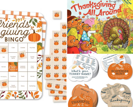Thanksgiving Activities cover photo collage