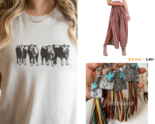 My Western Apparel Aesthetic cover photo collage