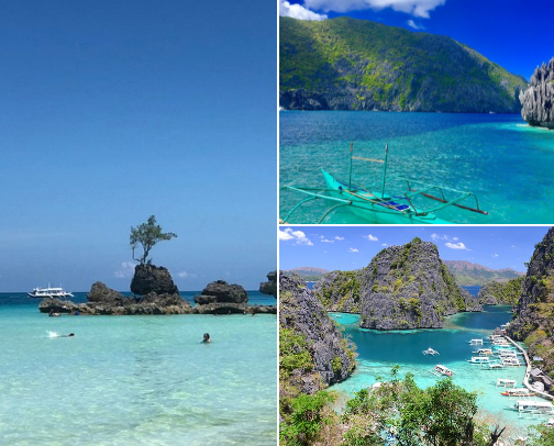 BEAUTIFUL BEACHES IN PHILIPPINES! cover photo collage