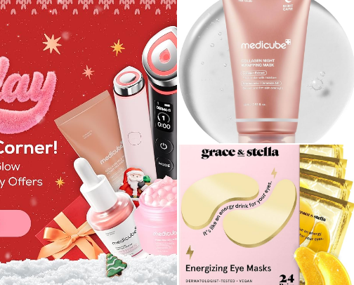 Beauty Products I Can't Live Without cover photo collage