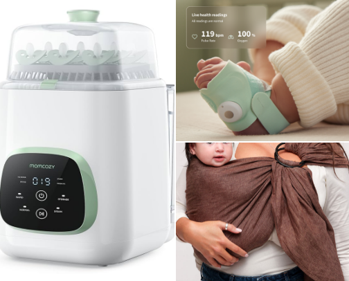 Baby must-haves cover photo collage