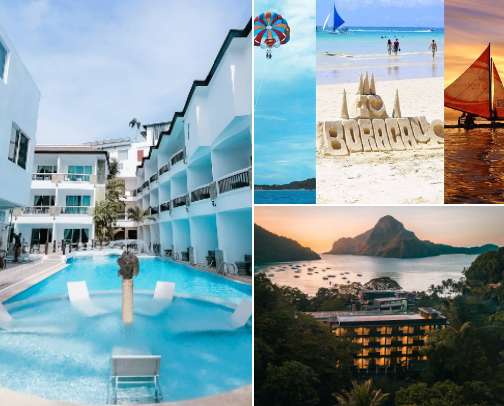 “Philippine Summer Escape 🌊✨” cover photo collage