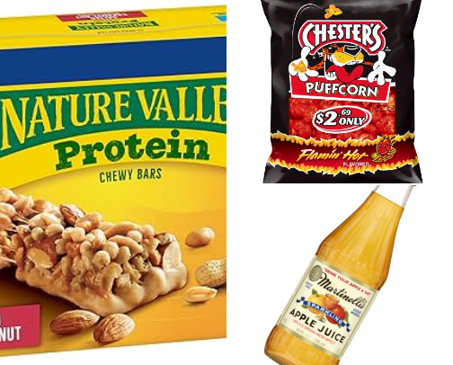 my favorite snacks 🥨 cover photo collage
