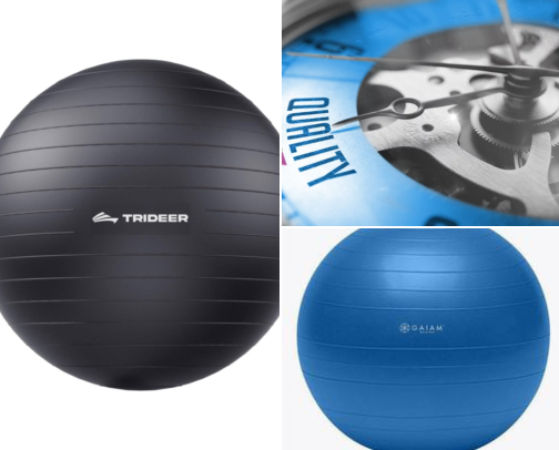 I Finally Replaced My Office Chair With an Exercise Ball and My Back Stopped Hurting cover photo collage