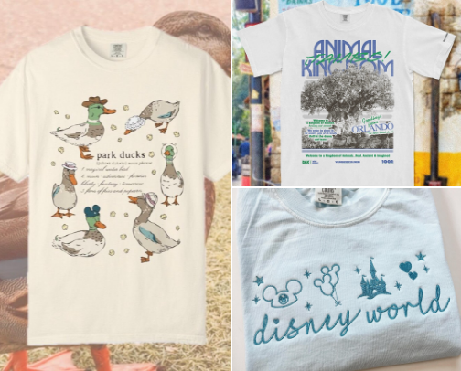 Disney Shirts I Love! cover photo collage