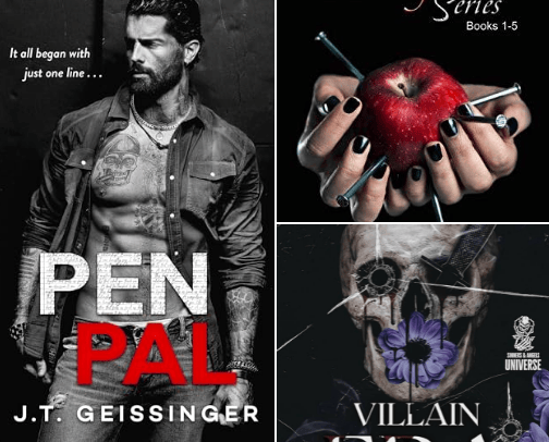 My favorite Dark Romance Books cover photo collage