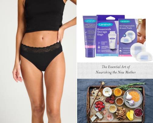 Essentials for a smooth postpartum recovery cover photo collage