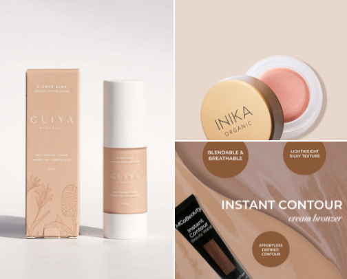 My go to makeup and skincare products that will give you that glowy beautiful skin! cover photo collage