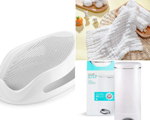 The "No-Regrets" Baby Items cover photo collage