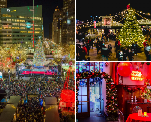 Christmas in Michigan cover photo collage