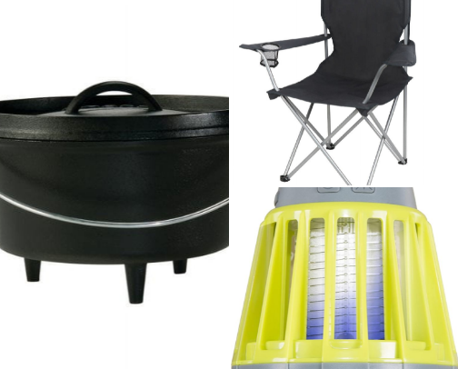 Camping recommendations for a true tent camping experience cover photo collage
