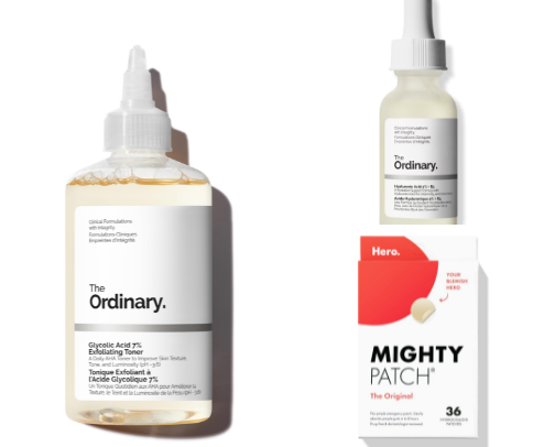 Fav skincare products for everyone cover photo collage
