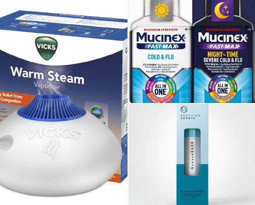Cold, Flu and COVID Essentials for the Entire Family cover photo collage