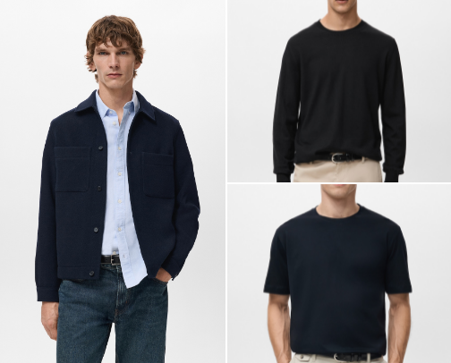 Wardrobe Gifts for Him cover photo collage