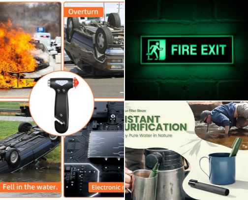 Practical Emergency & Safety Finds - You must have cover photo collage