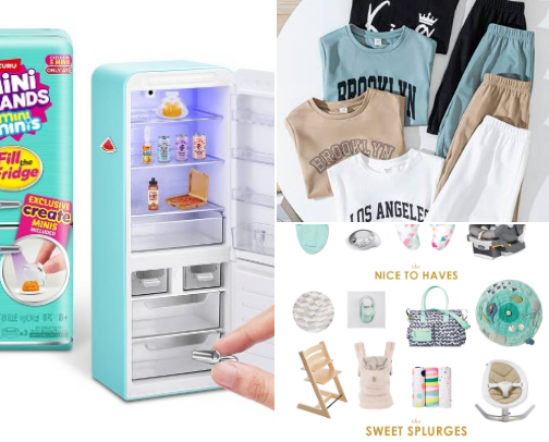 tiny tots treasures / kids clothes, toys , essentials cover photo collage