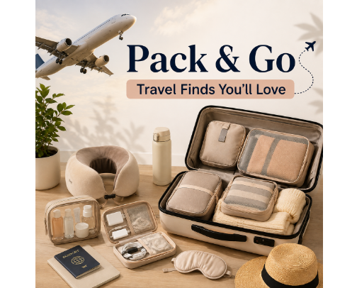 🧳 Pack & Go | Travel Finds You’ll Love cover photo collage