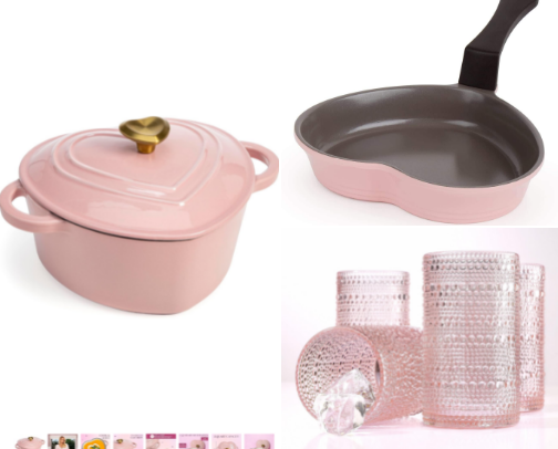 PINK KITCHEN FINDS ! 🎀⭐️ cover photo collage