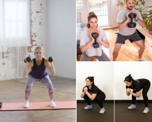 At Home Workout Videos cover photo collage
