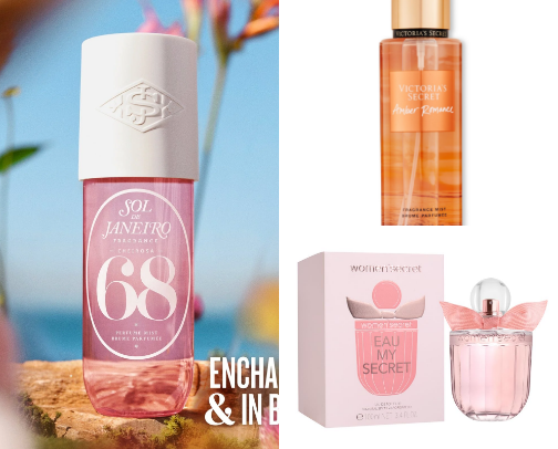 girly sprays cover photo collage